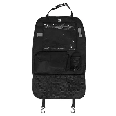 Abbildung von Dooky Autositz Organizer Schwarz 14.5 x 4.5 22.5 cm Rücksitz Auto, Kinder Rückenlehnenschutz 100% Polyester