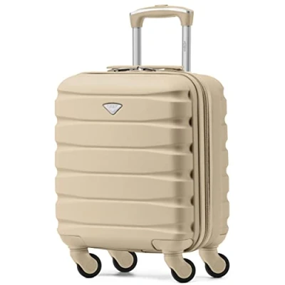 Abbildung von Flight Knight Leichtes Starres ABS Handgepack Mit 4 Radern, Zugelassen Fur Uber 100 Fluggesellschaften, Darunter Air France, Ryanair Und EasyJet, 45x36x20cm