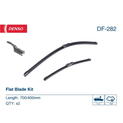 Abbildung von Scheibenwischer Denso DF 282 700/400mm Flachbalkenwischblatt TOYOTA: Prius IV Liftback, PHV Schrägheck