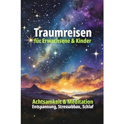 Abbildung von Traumreisen für Erwachsene und Kinder: 12 inspierende Fanatasiereisen zur Entspannung &amp; Achtsamkeit: Meditation Stressabbau Entspannungstechniken den Alltag