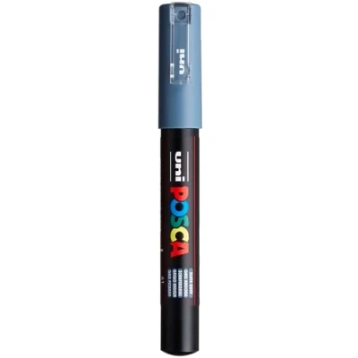 Abbildung von Uni Ball Fasermaler Posca PC 1MC 0,7 schiefergrau