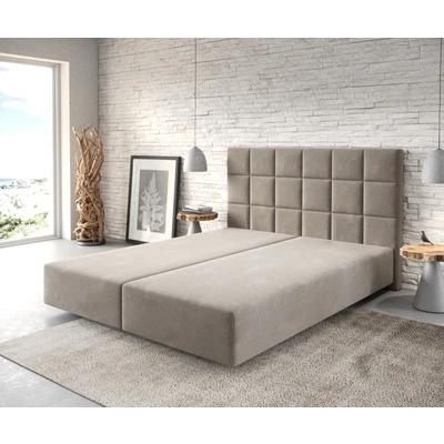 Abbildung von Boxspringgestell Dream Fine 160x200 cm Mikrofaser Beige