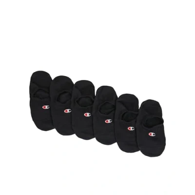 Abbildung von Champion Unisex Basics Core 6pp Footie socken, Schwarz (KK001), 35 38