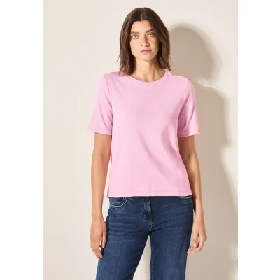 Abbildung von Cecil Tshirt basic, Damen, Größe: Large, Rosa