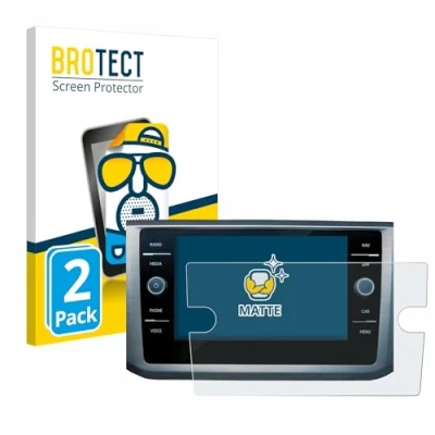 Abbildung von BROTECT Entspiegelungs Schutzfolie für Volkswagen Passat B8 Discover Media 8&quot; (2 Stück) Matte Displayschutz Folie, Anti Fingerprint