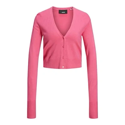 Abbildung von JJXX Jxisabel SOFT NOOS Strickjacke, Damen, Größe: Large, Carmine rose