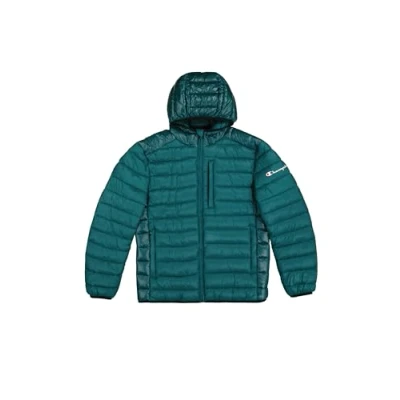 Abbildung von Champion Icons Light Hooded Jacket Winterjacke, Herren, Größe: XL, Green/black