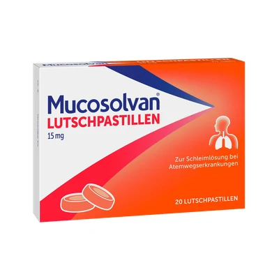 Abbildung von Mucosolvan Lutschpastillen 15 mg 20 St
