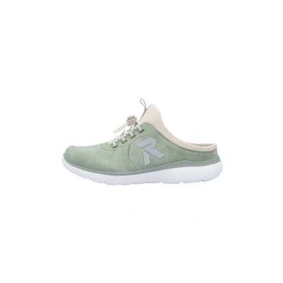 Abbildung von Rieker Damen Low Top Sneaker M5056, Frauen Halbschuhe,Freizeitschuhe,Turnschuhe,Laufschuhe,straßenschuhe,Strassenschuhe,grün (52),41 EU / 7.5 UK
