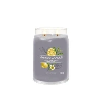 Abbildung von Yankee Candle Signature, Zylinder, Grau, Black tea (leaf), Zitrone, 90 h, 1 Stück(e)