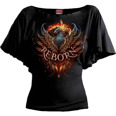 Abbildung von Spiral Damen F719 T Shirt, Schwarz, XXXXL