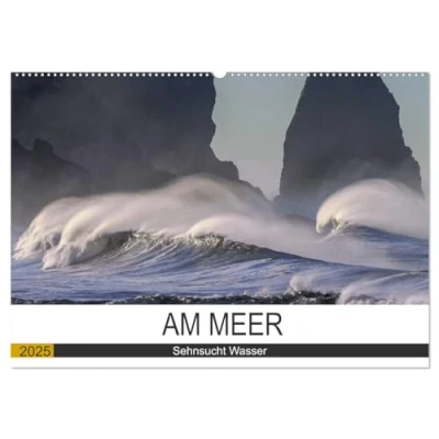 Abbildung von Am Meer. Sehnsucht Wasser (Wandkalender 2025 DIN A2 quer), CALVENDO Monatskalender