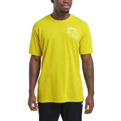 Abbildung von Jack Wolfskin Vonnan Graphic Sport Tshirt, Herren, Größe: Large, Explore chartreuse