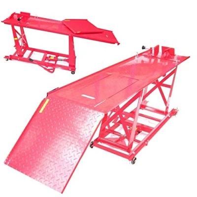 Abbildung von Apex Hydraulikheber Motorradhebebühne Motorradheber 450kg XXL 06152 Hebebühne