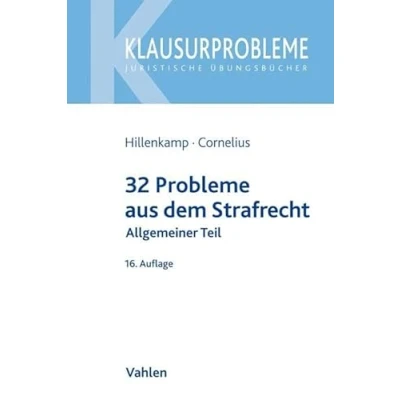 Abbildung von 32 Probleme aus dem Strafrecht: Allgemeiner Teil (Klausurprobleme)