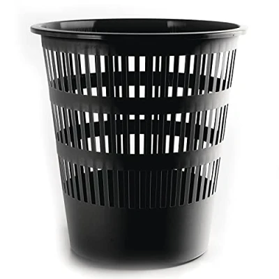 Abbildung von Abfalleimer DONAU Mesh 12l Schwarz 1 Stk.