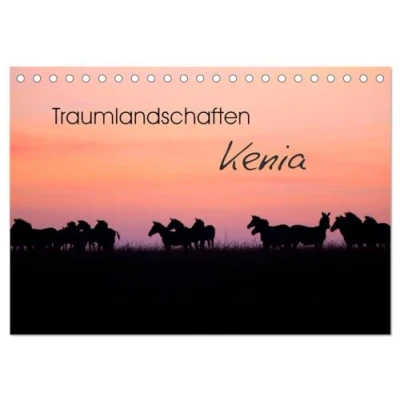 Abbildung von Traumlandschaften Kenia (Tischkalender 2025 DIN A5 quer), CALVENDO Monatskalender: Landschaften in