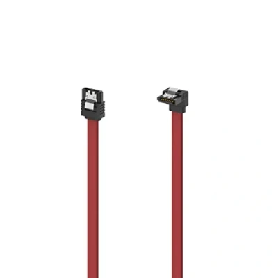 Abbildung von Hama SATA III Kabel intern 0,6m rot für PC. Computer Kabel, SATA, Übertragungsgeschwindigkeit bis 6 Gbit/s