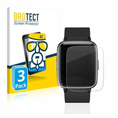 Abbildung von BROTECT Schutzglas für Letsfit Fitness Tracker 1.3&quot; (3 Stück) Schutzfolie Panzer Folie Glas [Extrem Kratzfest 9H, Anti Fingerprint,