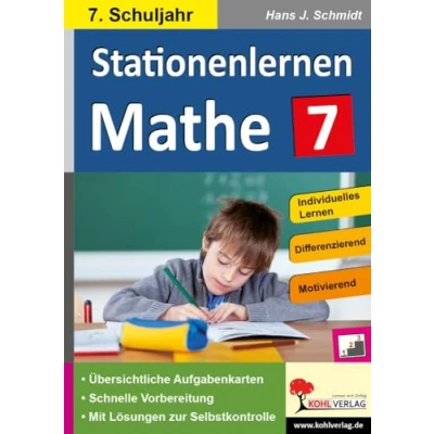 Abbildung von Stationenlernen Mathe / Klasse 7: Komplett ausgearbeitetes Freiarbeitsmaterial im 7. Schuljahr
