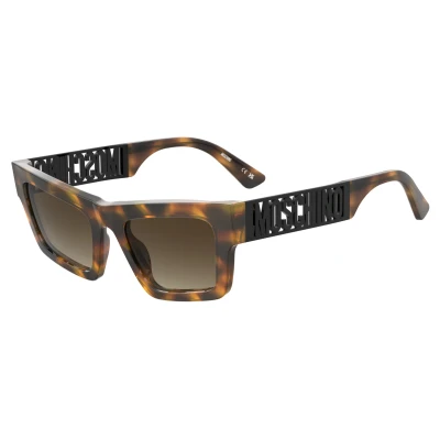 Abbildung von Moschino Sonnenbrille, Damen, Größe: 53, Havana
