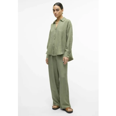 Abbildung von Vero Moda Vmmelaney Hemdbluse, Damen, Größe: Medium, Laurel wreath