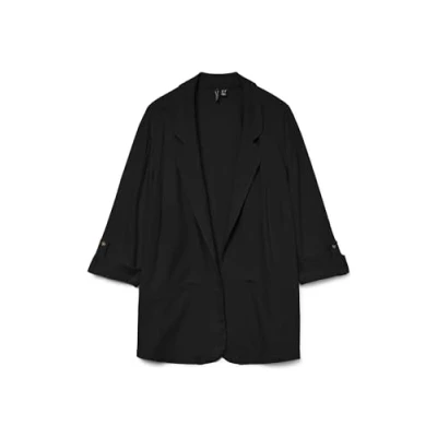 Abbildung von Vero Moda Curve Vmcjesmilo 3/4 Blazer, Damen, Größe: 54, Black