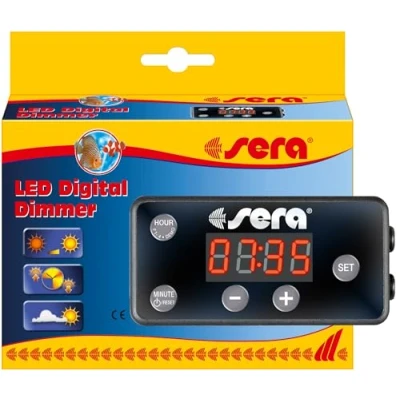 Abbildung von sera LED Digital Dimmer Indiv. Steuerung &amp; Lichtintensität im Aquarium Zeitschaltuhr natürliche Simulationen Sonnenauf und untergänge, Wolkenszenarien Geeignet für alle Lampen