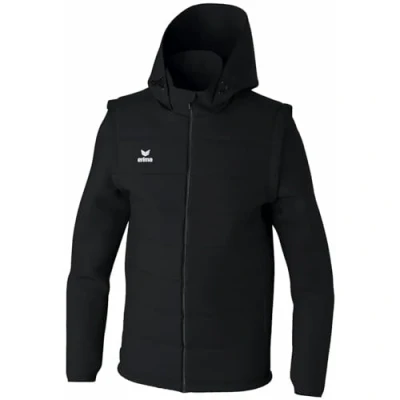 Abbildung von Erima Unisex TEAM Jacke mit abnehmbaren Ärmeln (2062401), schwarz, 4XL