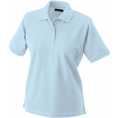 Abbildung von James &amp; Nicholson Damen Ladies&#039; Polo Poloshirt, Blau (blau Light Blue), Large