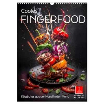 Abbildung von Cooles Fingerfood (Wandkalender 2025 DIN A3 hoch), CALVENDO Monatskalender