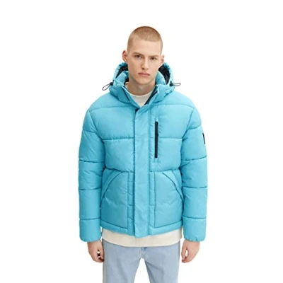 Abbildung von TOM Tailor Denim Stepp Winterjacke, Herren, Größe: XL, Laguna light blue