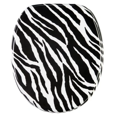 Abbildung von Sanilo WC Sitz &quot;Zebra Look&quot;, mit Absenkautomatik
