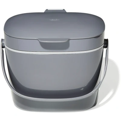 Abbildung von OXO Good Grips Biomülleimer, 1 Behälter, Komposteimer, geruchsdicht, 6,6 Liter