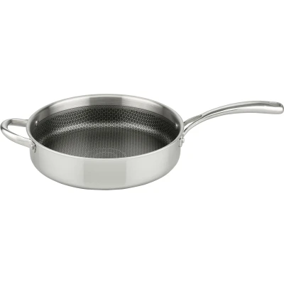 Abbildung von Elo Schmorpfanne &quot;Relief&quot;, Edelstahl, (1 tlg.), einzigartiges Öl Dosiersystem, Induktion, Ø 28 cm