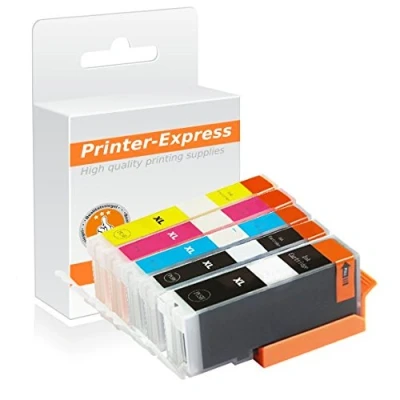 Abbildung von PRINTER eXpress XL 5er Set Patronen kompatibel mit Canon PGI 570, CLI 571 für Pixma MG 5750, 5751, 5752, 5753, 6850, 6851, 6852, 6853, 7750, 7751, 7752, 7753