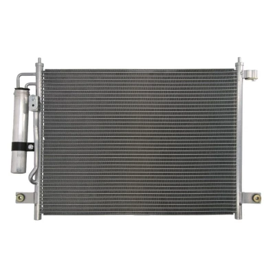 Abbildung von THERMOTEC KTT110328 Klimakondensator mit Trockner 524 CHEVROLET: Aveo / Kalos Schrägheck, DAEWOO: Schrägheck