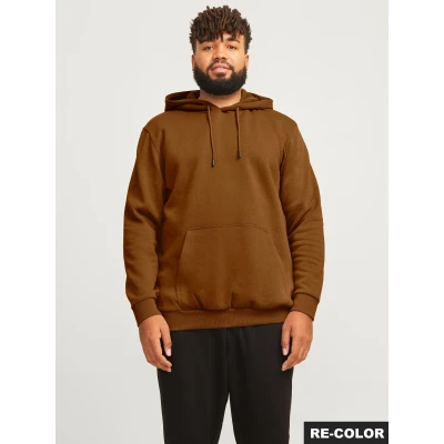 Abbildung von JACK &amp; JONES Male Kapuzenpullover Plus Size Einfarbig