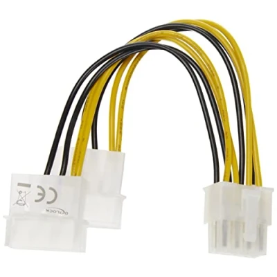 Abbildung von Delock 83410 Kabel Power 8 Pin EPS &gt; 2 x 4 Molex