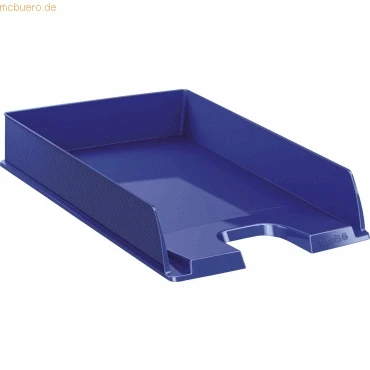 Abbildung von 10 x Esselte Briefablage Europost A4 Polystyrol blau