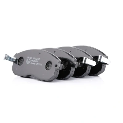 Abbildung von BREMBO P 56 065 Bremsbelagsatz mit akustischer Verschleißwarnung ohne Zubehör NISSAN: Pulsar Schrägheck, Tiida Juke, INFINITI: G Coupe