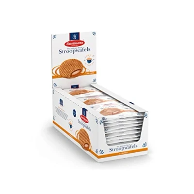 Abbildung von Daelmans Stroopwafels Karamell 36 x 39 gram Authentische Holländische Waffeln
