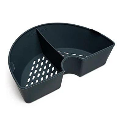 Abbildung von mixcover Küchenmaschinen Adapter Garraumteiler (VIERTEL) für Thermomix Varoma Dampfgarraum