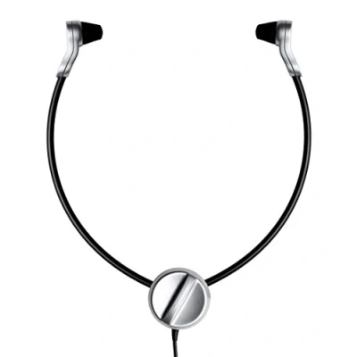 Abbildung von Grundig Business Systems Digta Swingphone 568 Jack (PCC5682), Kopfhörer mit Unterkinnbügel und Klinkenstecker, schwarz / silber