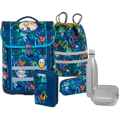 Abbildung von Mcneill Perfecto Schulranzenset 5TEILIG Tagesrucksack für Kinder, Größe: One Size, Donald duck