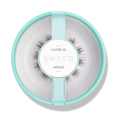 Abbildung von Sweed Cluster 3D Medium Künstliche Wimpern, Damen, Größe: One Size, Black
