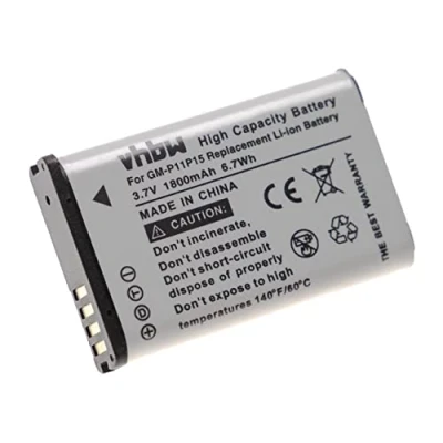 Abbildung von vhbw Akku kompatibel mit Garmin Montana 600, 600T, 600t Camo, 650, 650T, 680, 680T GPS Navigation Navi (1800 mAh, 3,7 V, Li Ion)