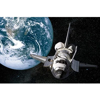 Abbildung von 1art1 Der Weltraum XXL Poster Erde Und Space Shuttle Plakat Bild 120x80 cm