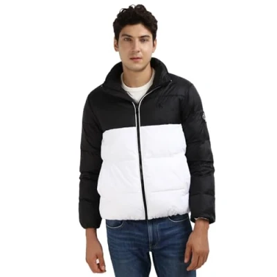 Abbildung von Calvin Klein Jeans Herren Pufferjacke Übergangsjacke, Schwarz (Ck Black), XXL
