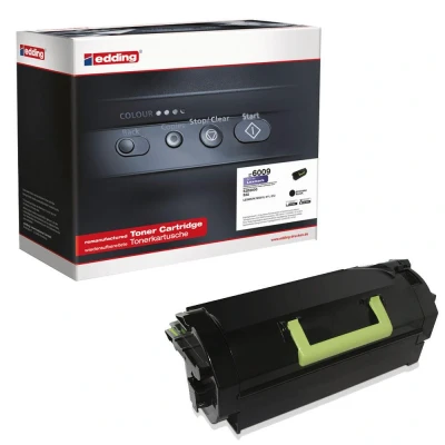 Abbildung von edding Toner EDD 6009 schwarz kompatibel zu LEXMARK 52D2000